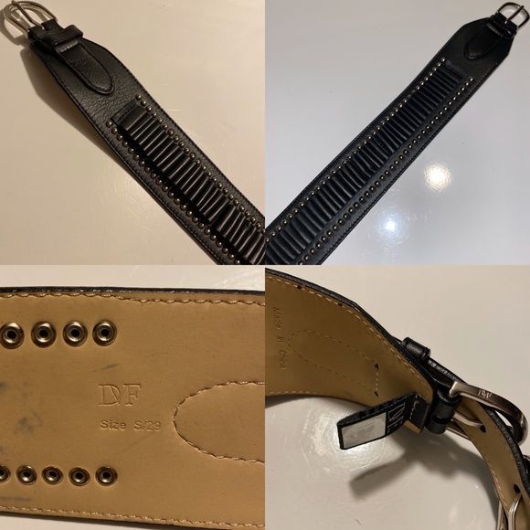 Diane von Furstenberg Leather Waist Studded Belt main image 6